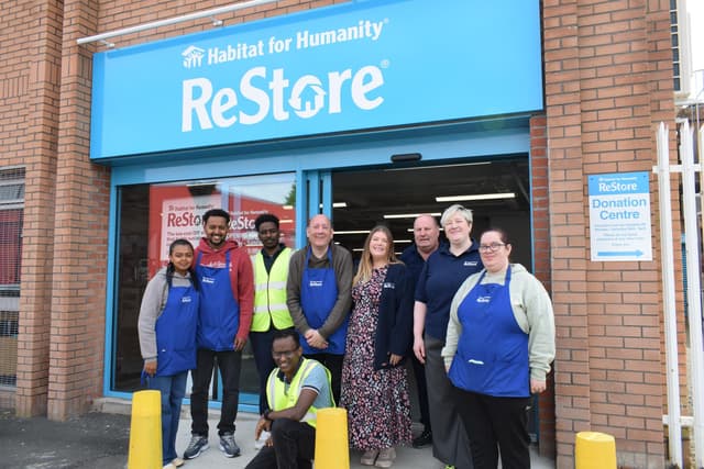 The new habitat for humanity is opened in Derry's Lisnagelvin shopping center