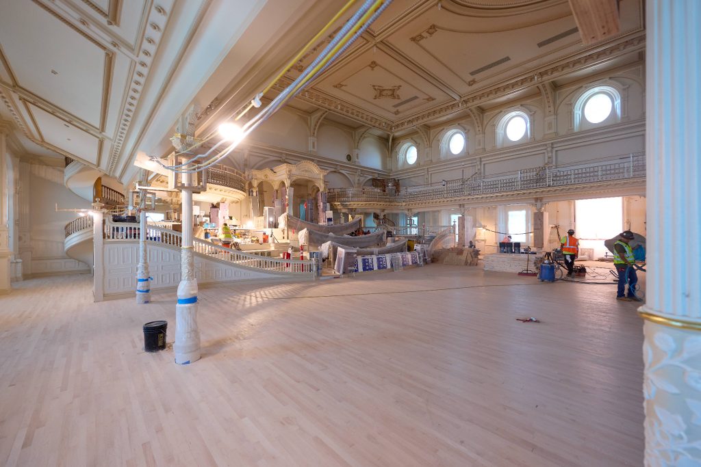 New photos of the renovation of Temple Square - September Progress