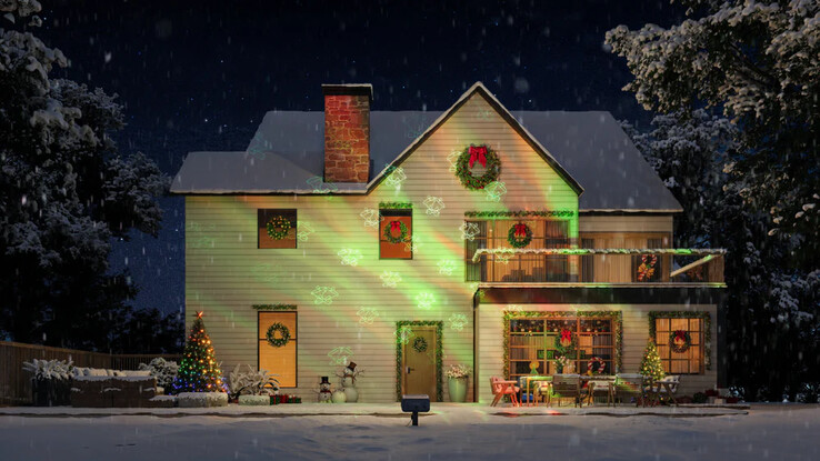 The new projector Lights Outdoor Outdoor. (Image source: Gavee via Amazon)
