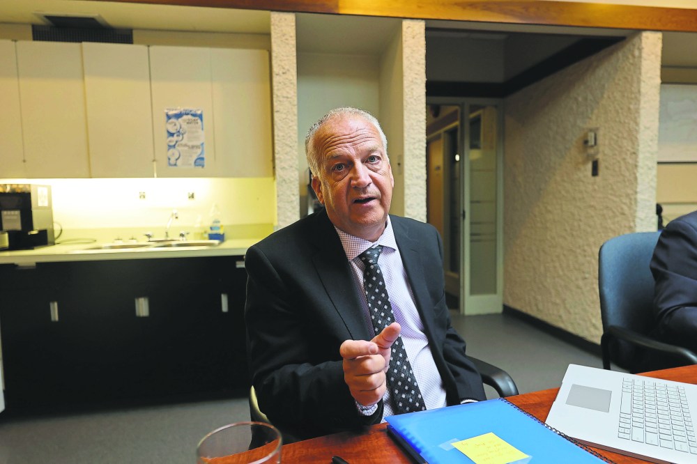 Brandon School Division Supt. Mathew Gustafson said a large part of the financing will cover expenditure in the early stage such as design and tenders. (Abiola Odutola/The Brandon Sun)