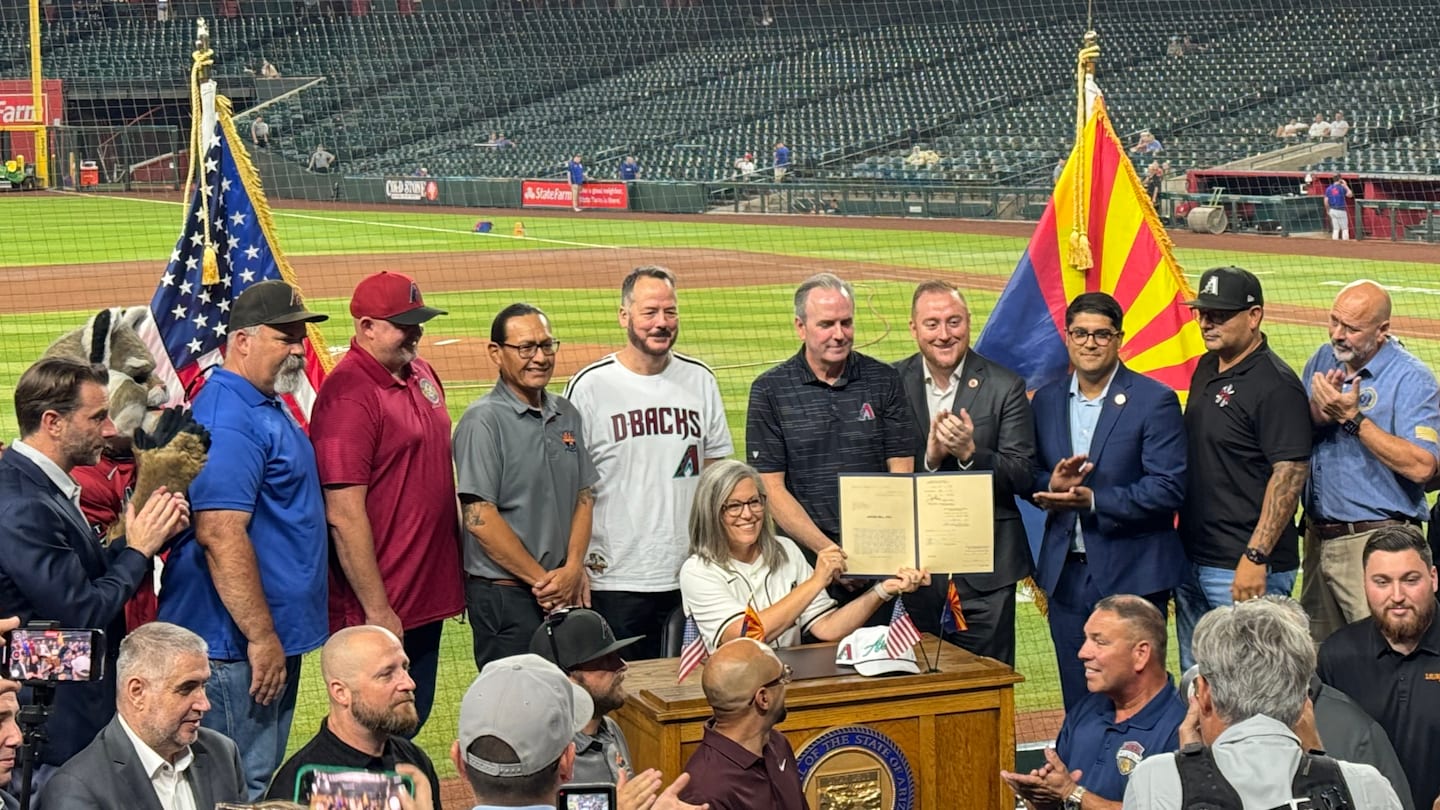 The governor of Arizona, Katie Hobbs
