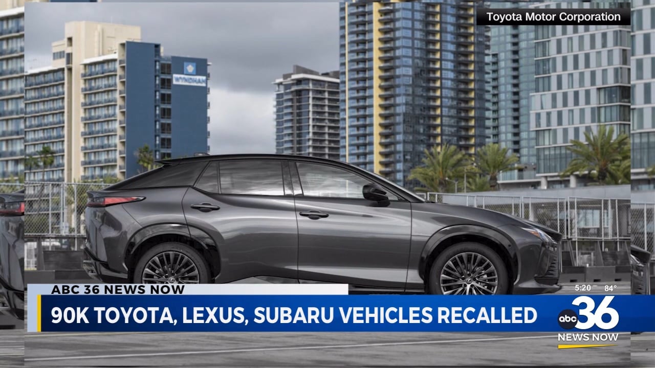 Toyota, Lexus, Subaru recall of 90,000 vehicles for HLK Defrost problem