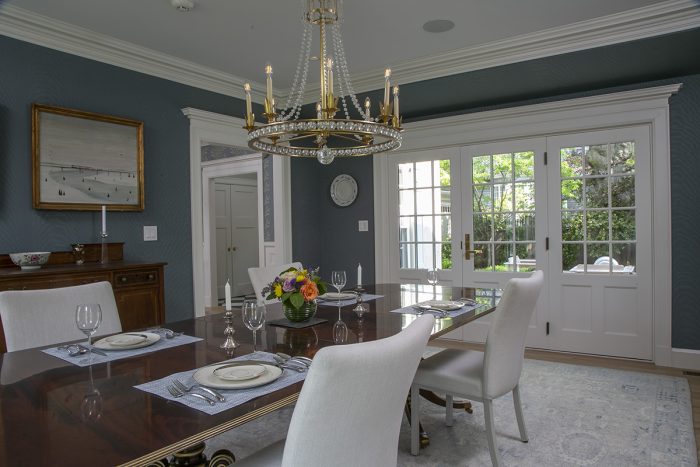 A colonial revival receives a balanced restoration