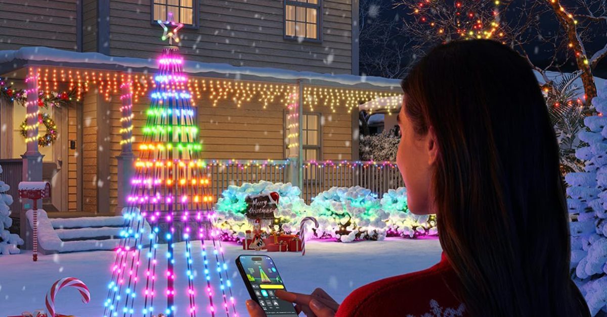 Get ready for your December displays with Govee's Matter Ready Christmas Cone Tree Lights at a new low price of $120 (Reg. $160).