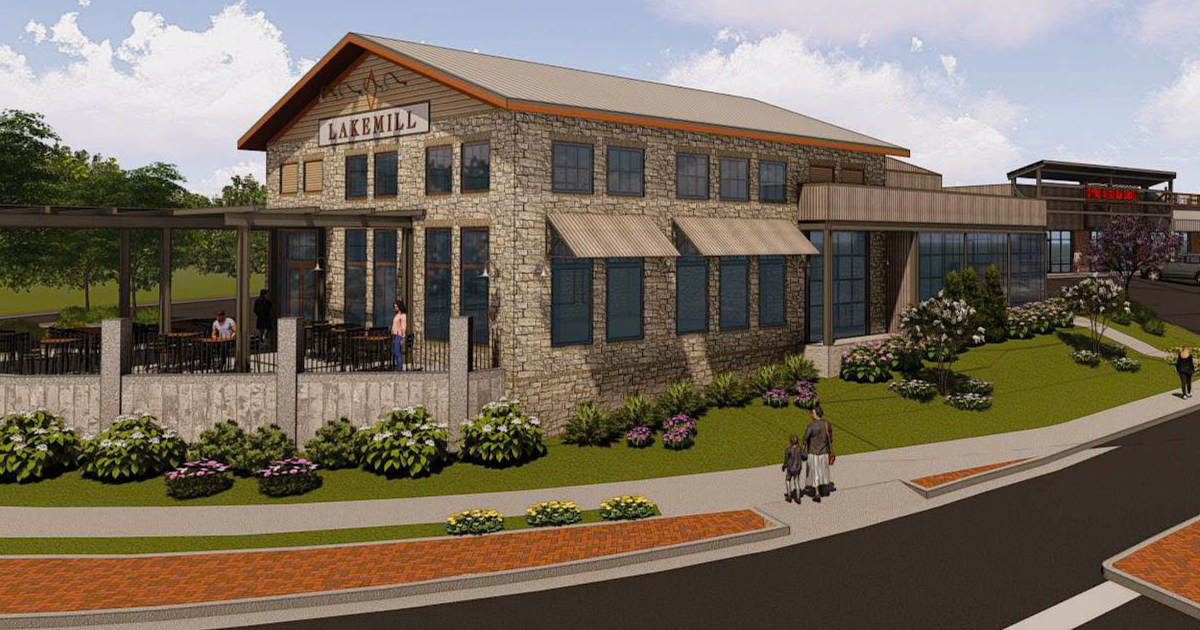 New Mill-Inspired “Gateway to Downtown Woodstock” Unveiled