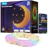 Govee Curtain Lights 2, 520 LEDs, Smart LED Curtain Light with DIY GIF AIGC, Non-Splicable, RGBIC Color...