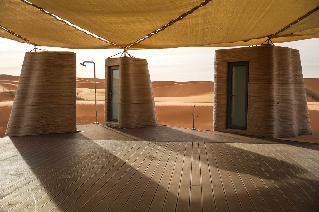 3D printed shelters support desert restoration in Inner Mongolia