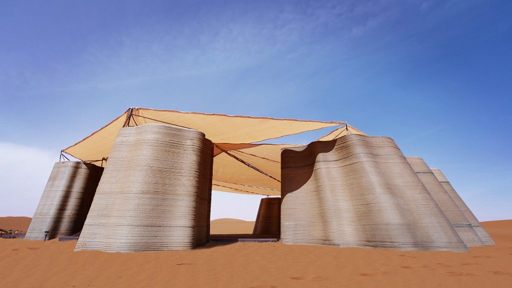 3D printed shelters support desert restoration in Inner Mongolia