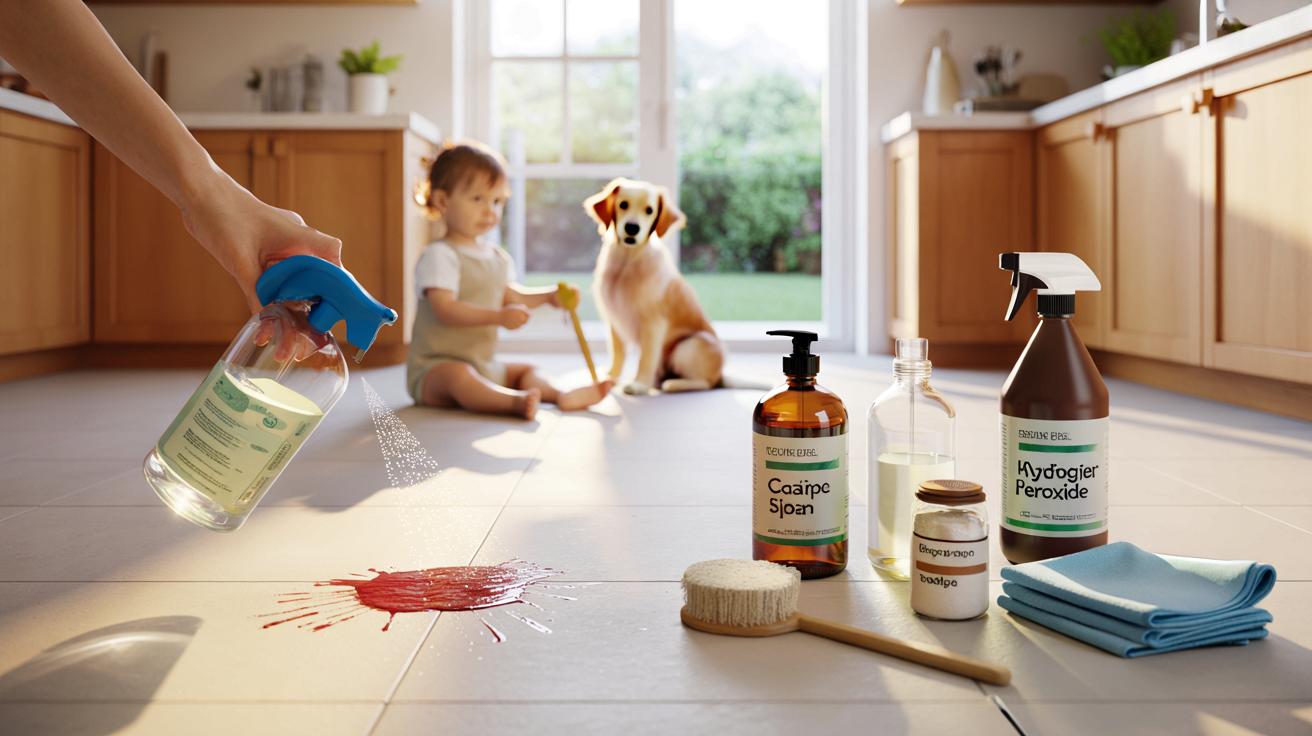 Eco-friendly alternatives to household cleaners that are safe for children and pets while keeping your home sparkling