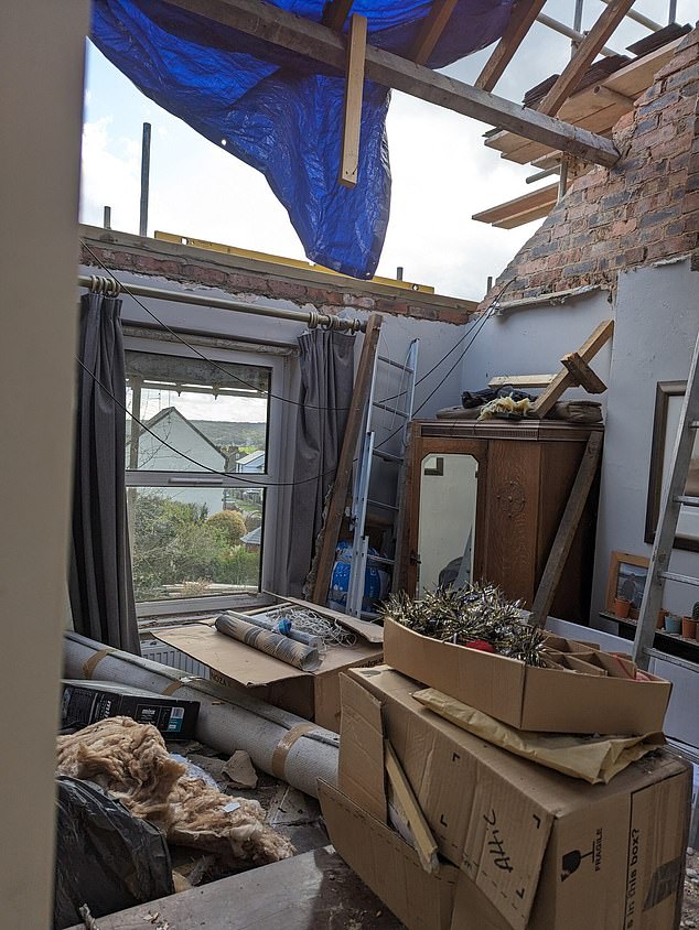 Duncan's roof had to be replaced after solar panels were installed on his