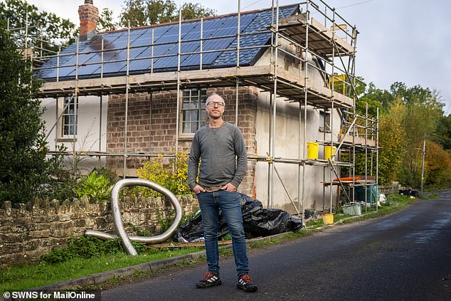 Duncan was without heat for over two years after solar panels were installed on his