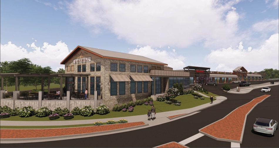 New Mill-Inspired “Gateway to Downtown Woodstock” Unveiled