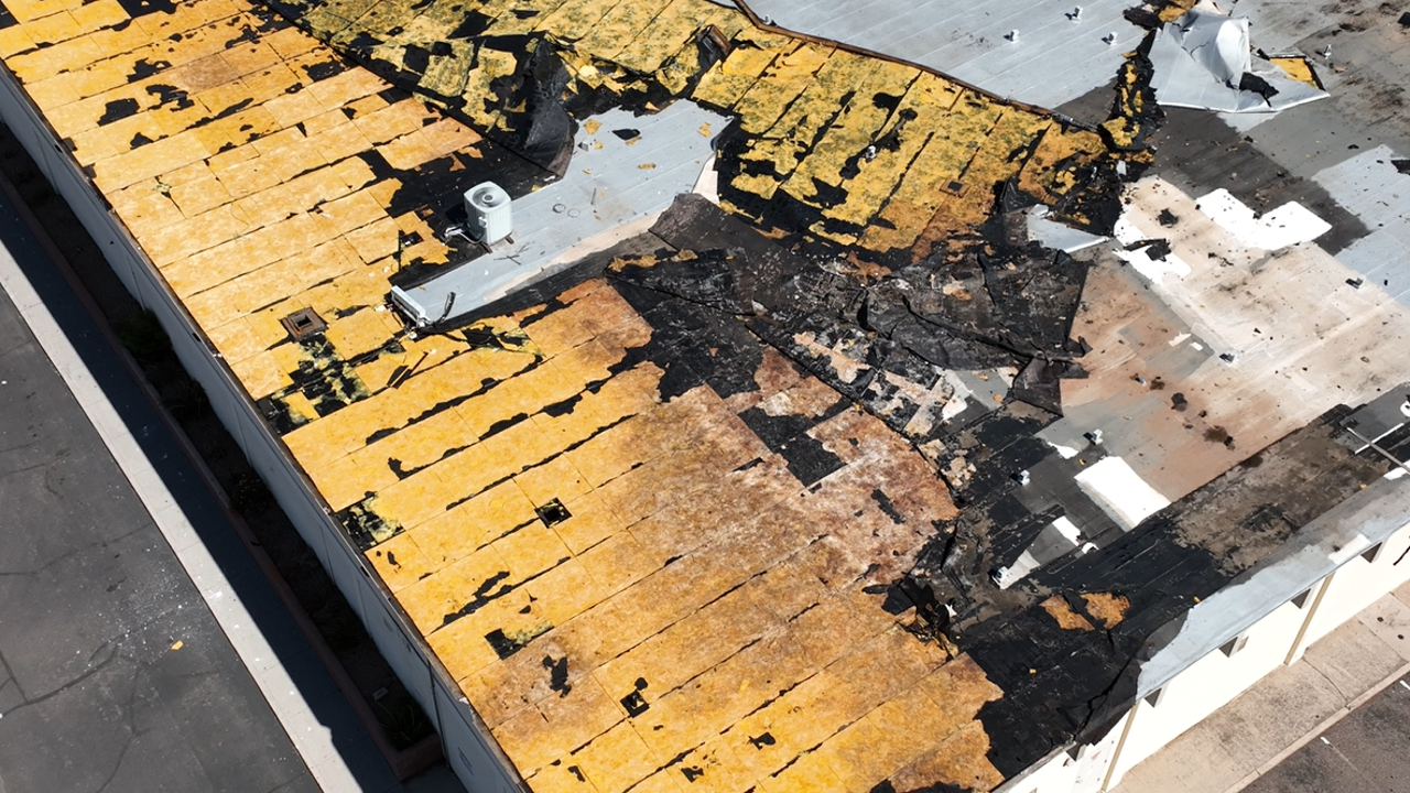 Phoenix Ice Rink suffers serious damage from storms, fire
