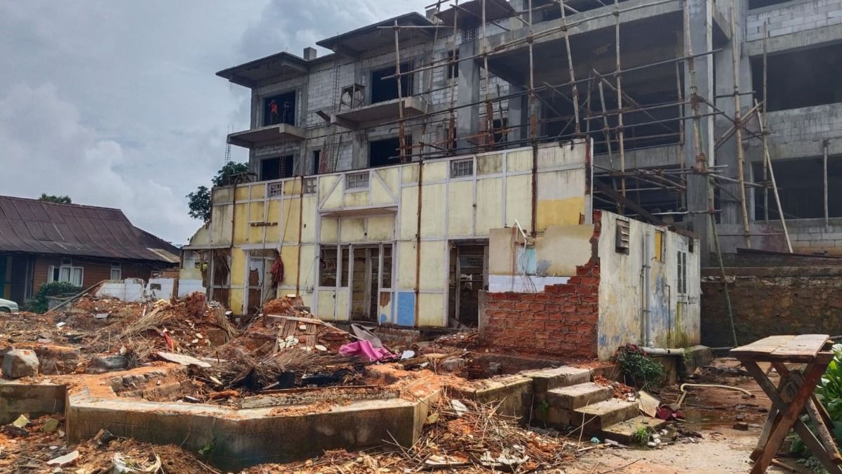 The Manipur government stops work on the historic Rajbari in Shillong and carries out the restoration adhering to strict heritage guidelines