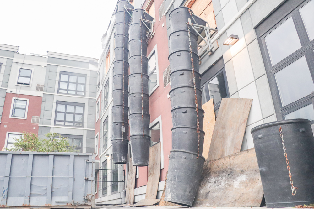 The restoration efforts are continued with five 10 apartments