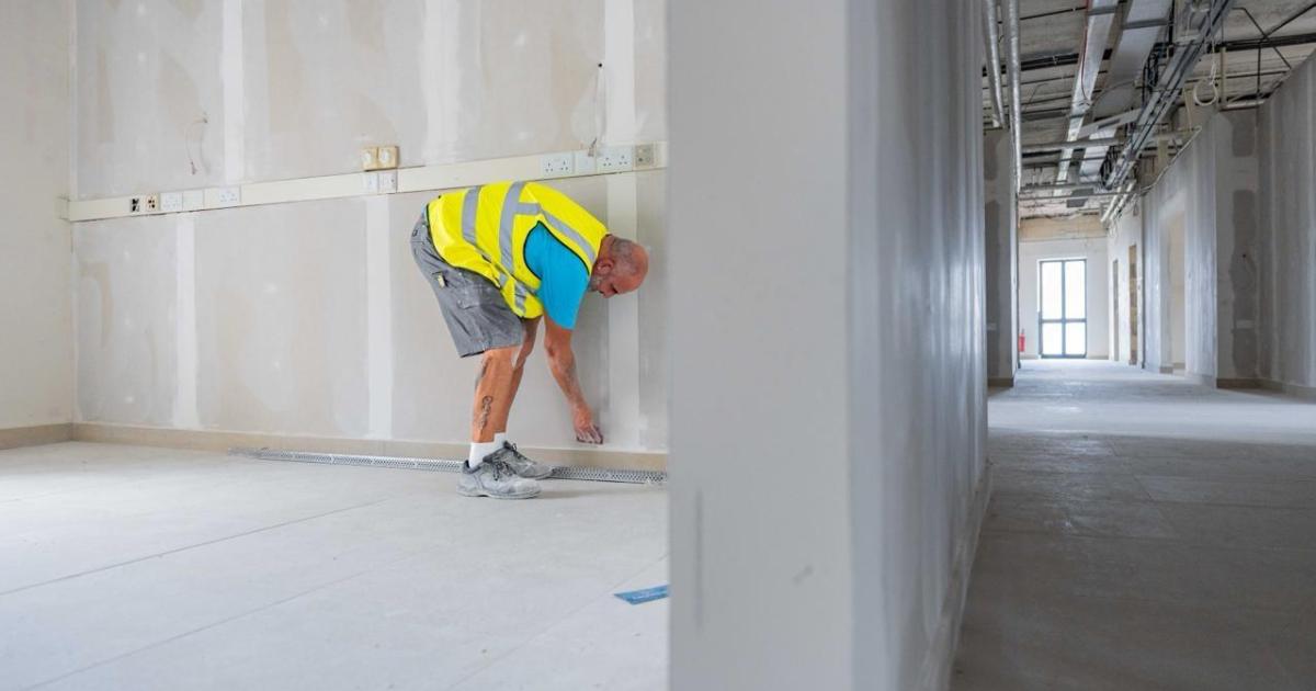 The restoration work at the Mtarfa nursing home is entering the next phase