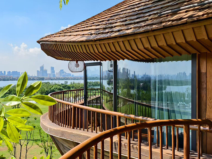 Modular forest nests by doarchiwow propose a model for prefabricated eco-resorts in China