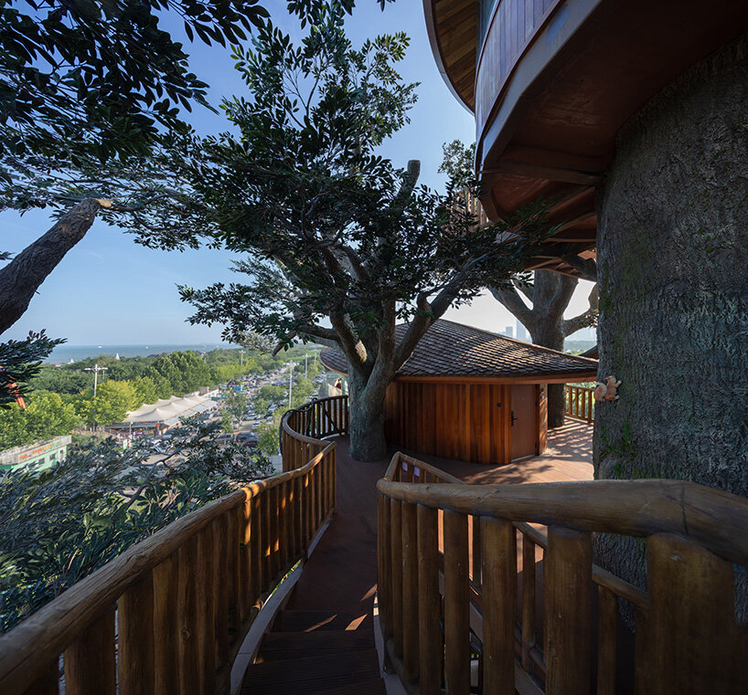 Modular forest nests by doarchiwow propose a model for prefabricated eco-resorts in China