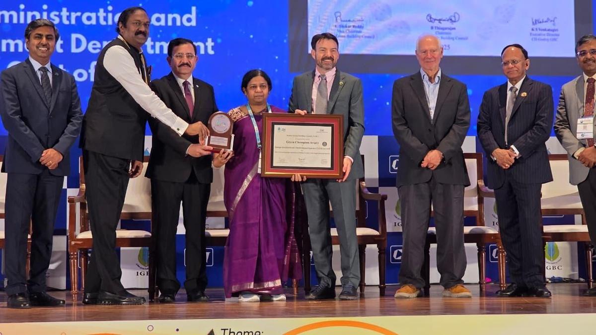 AP receives the IGBC Green Champion Award for its leadership in sustainable development