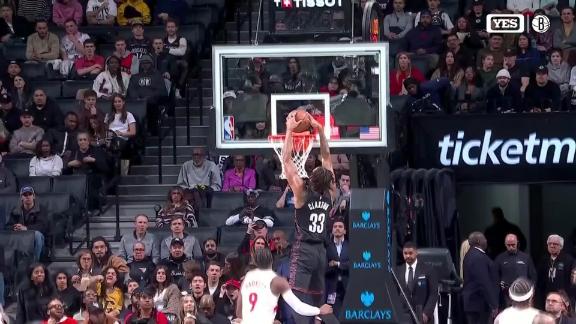 Brandon Ingram scores 25 points as the Raptors beat the weak Nets 119-109