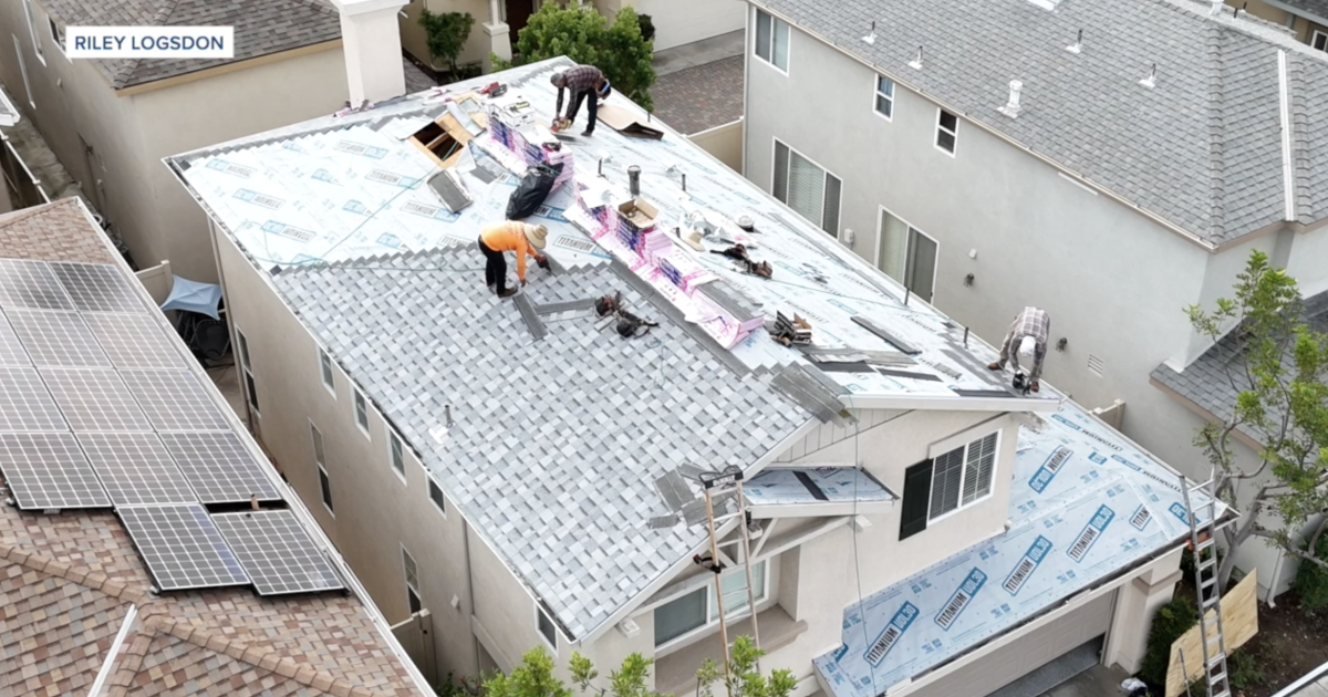 Roofers across San Diego County were packed ahead of the impending rain