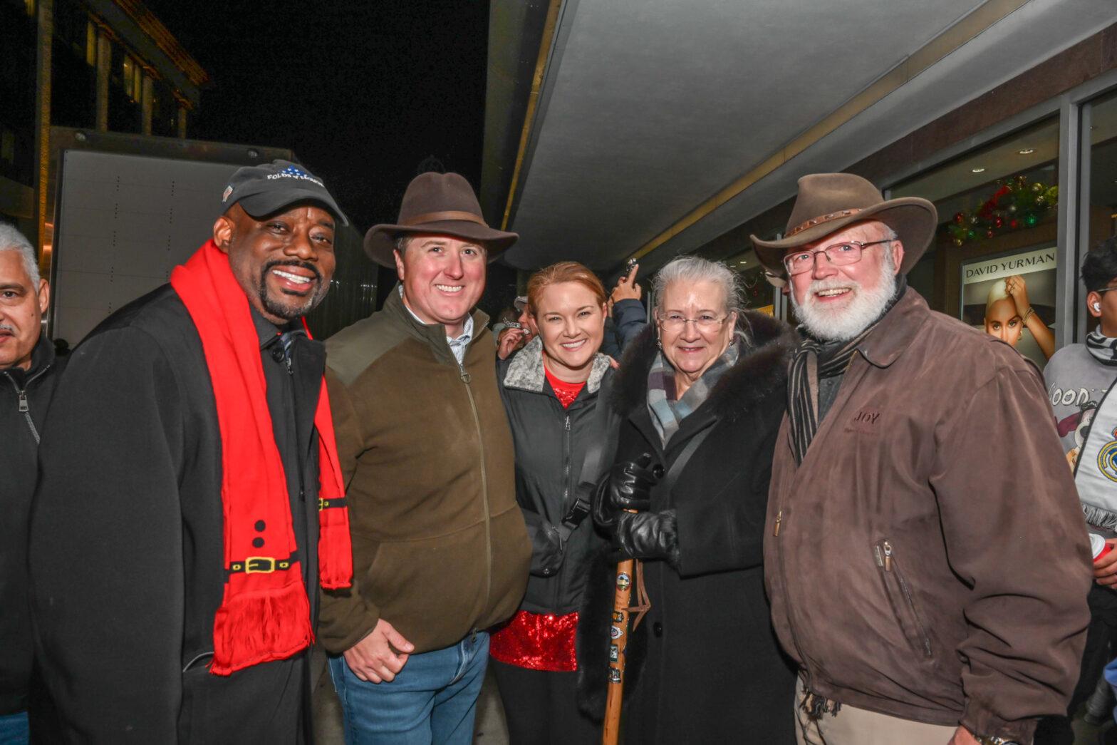 Savannah Holly Days Christmas tree lighting