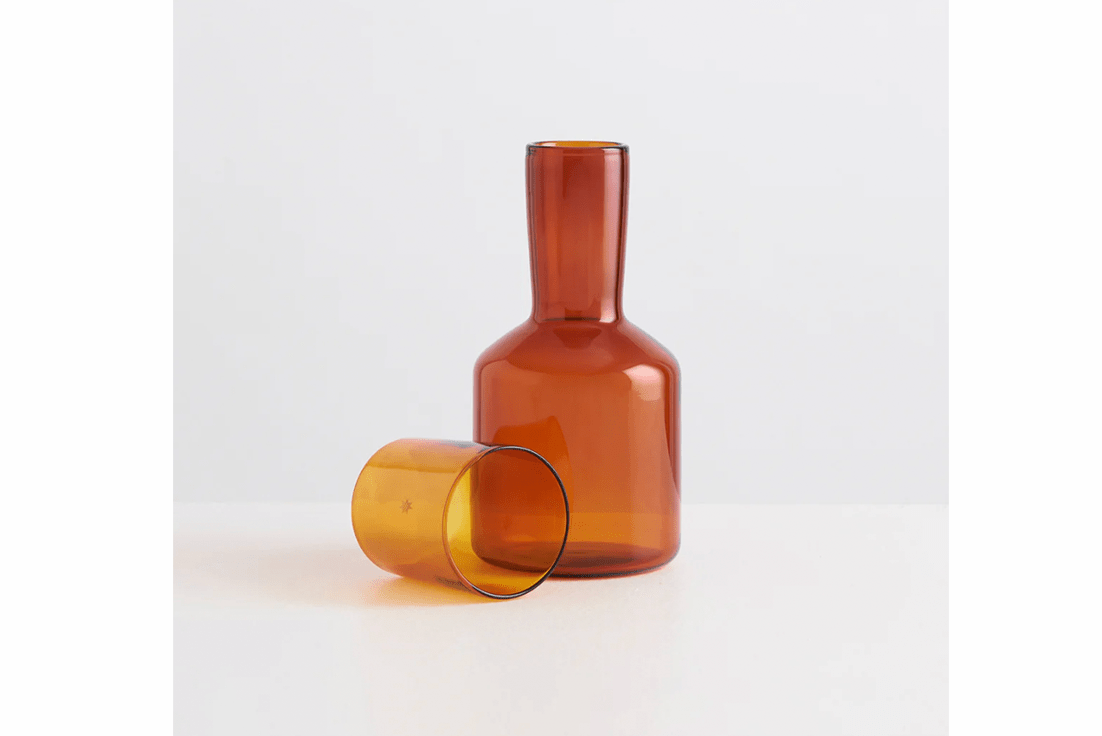 Maison Balzac carafe amber