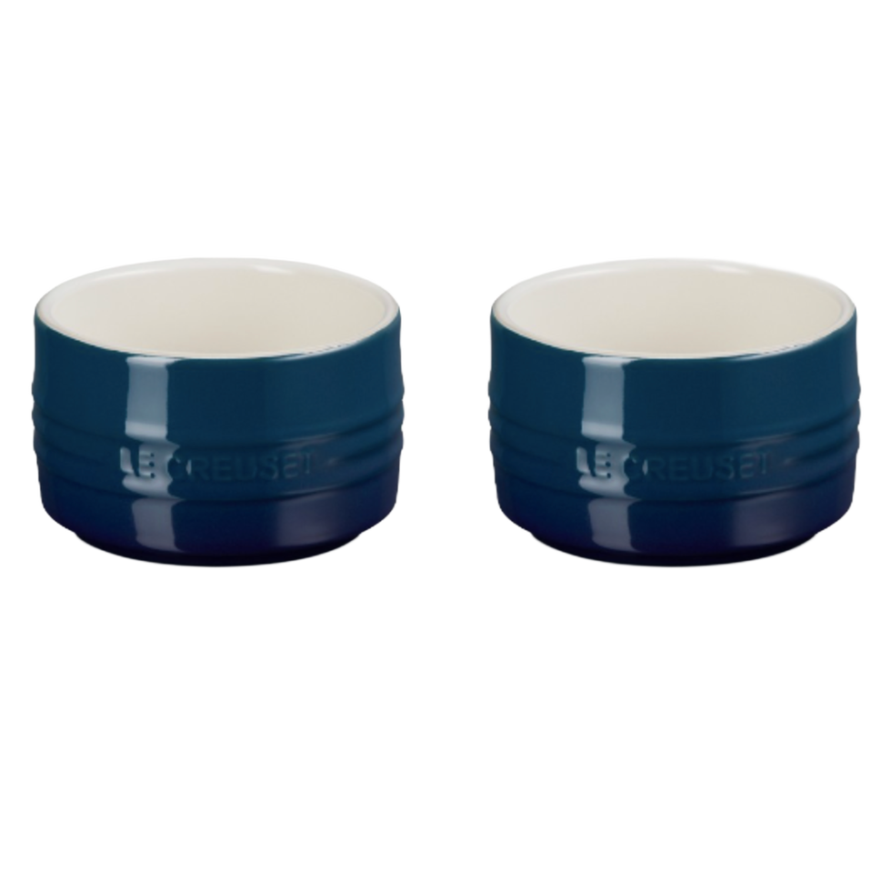 Round stoneware ramekin set Round earthenware ramekin set