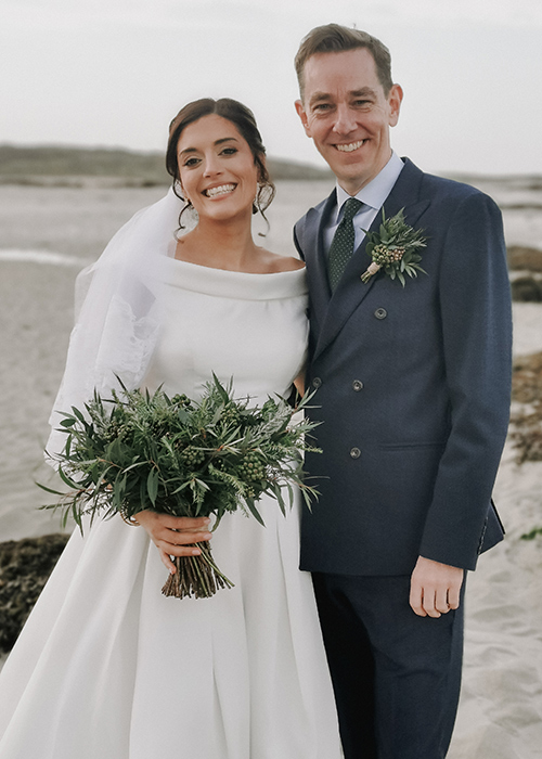 Ryan Tubridy and Clare Kambamettu are pleased to announce that they have married this afternoon in the West of Ireland in a ceremony attended by their close friends and family. Image: Aoife Herriott