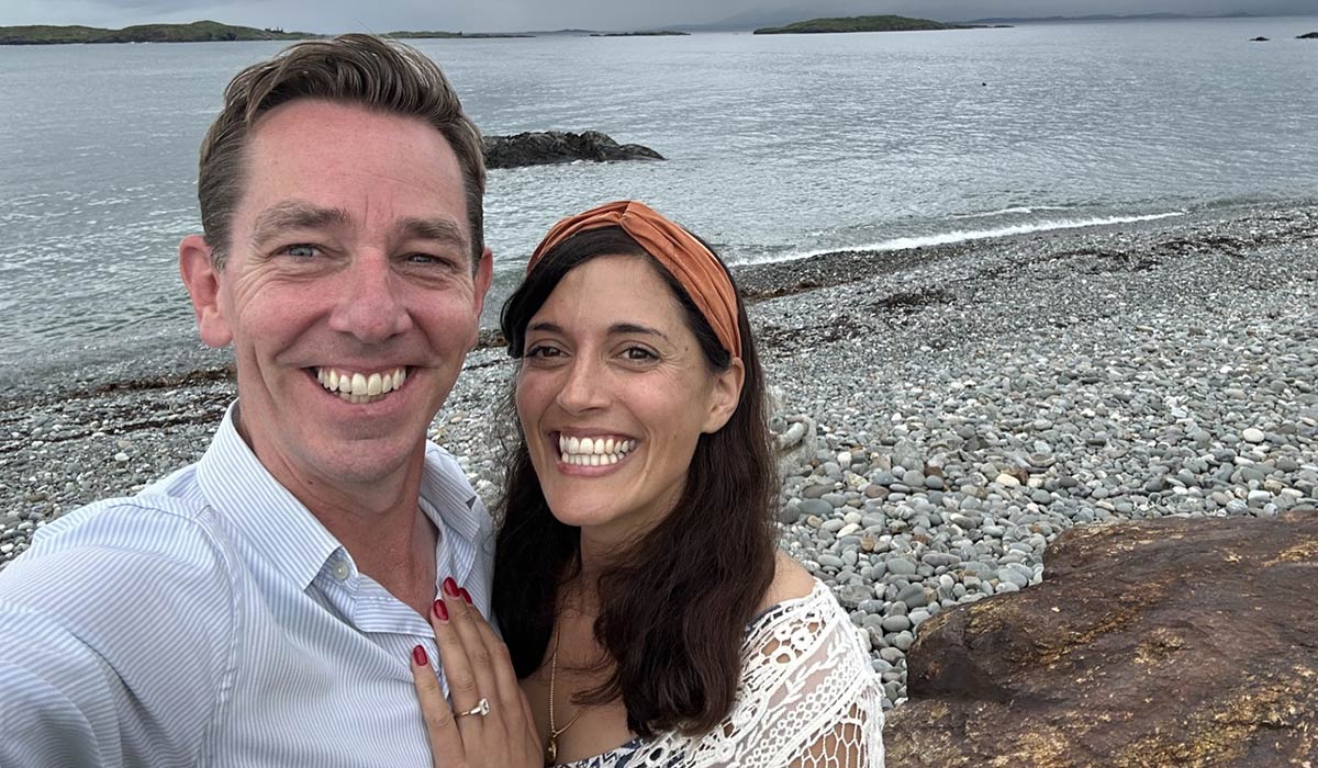 Ryan Tubridy and Clare Kambamettu are engaged. Image: Ryan Tubridy