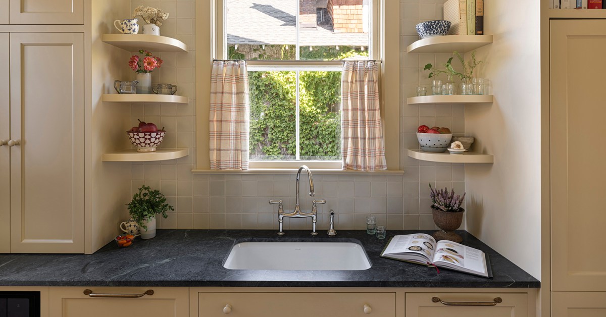 See how Studio Day renovated a Craftsman kitchen and powder room